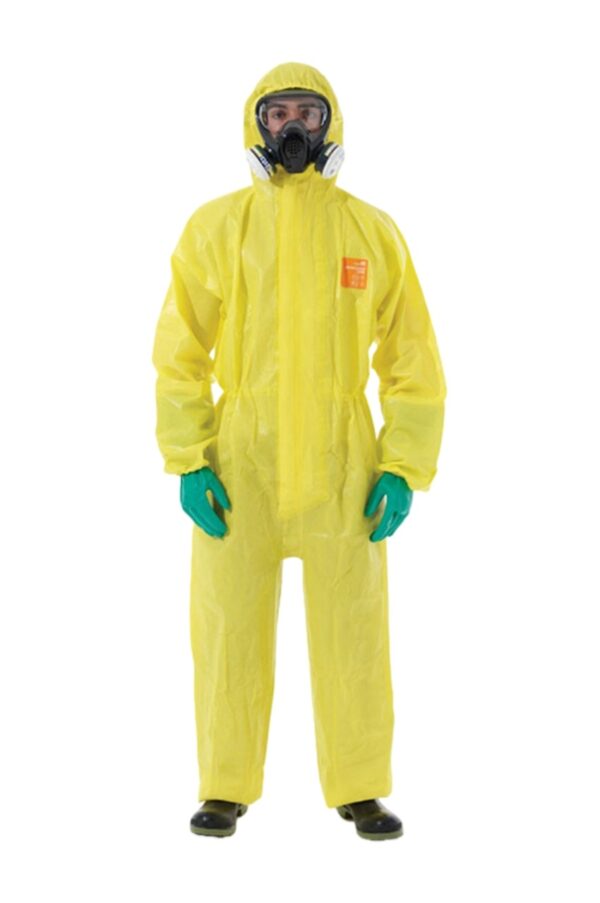 [Order a full-body chemical protective suit] | Full-body hooded acid ...